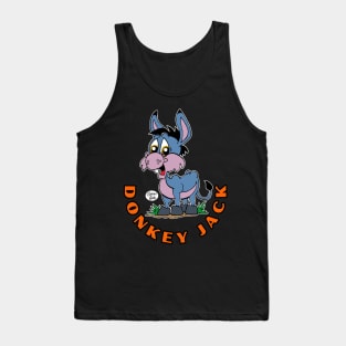 Cute Donkey Jack Oronoco Minnesota Best Friend pet Fritts Cartoons Tank Top